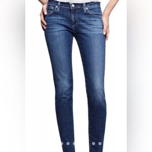 AG Adriano Goldschmied Women's Dark Blue Skinny Jeans